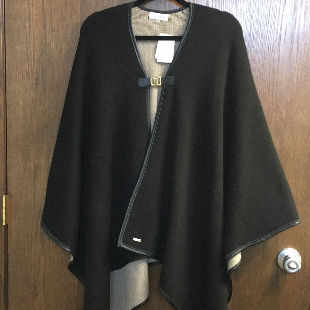 Calvin Klein poncho sweater